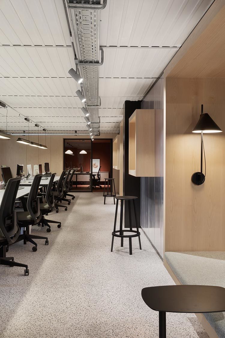 520平方米食品公司厂房办公室装修，美学与功能兼具