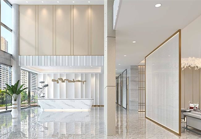 合肥办公楼大厅装修|2024年受欢迎的办公室设计风格